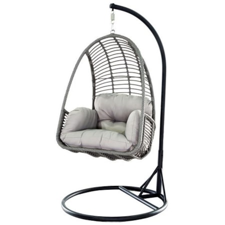 Weather-Resistant Basket Chair